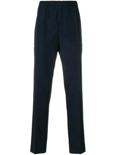 Shop Golden Goose Casual Straight-leg Trousers In Blue