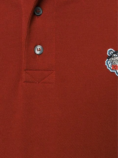 Shop Kenzo Tiger Crest Polo Shirt