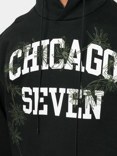 Shop Oamc Chicago Seven Hoodie In Black