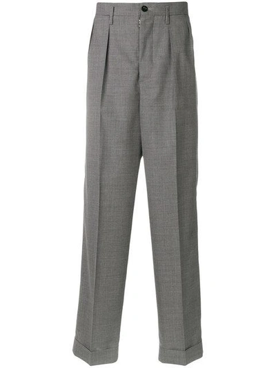 Shop Maison Margiela Classic Tailored Trousers - Grey