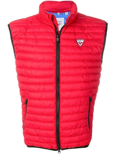 Shop Rossignol M Horizontal Padded Vest - Red