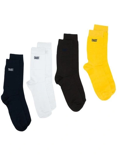 Shop Dust Logo Socks Set - Multicolour