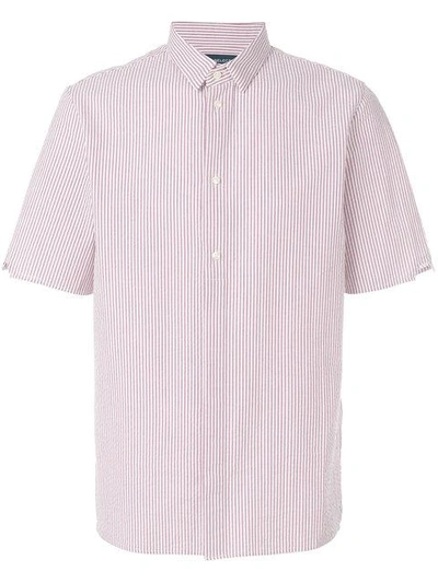 Shop Natural Selection Bombay Striped Shirt In Red
