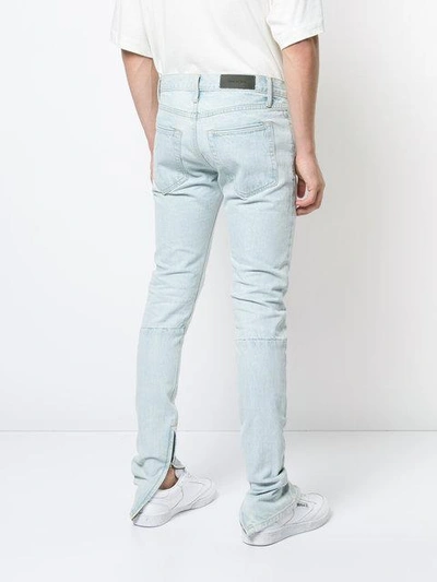 Shop Fear Of God Classic Skinny Jeans In Blue