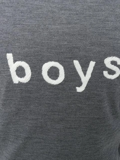Shop Comme Des Garçons Shirt Boys Boys Cardigan - Grey