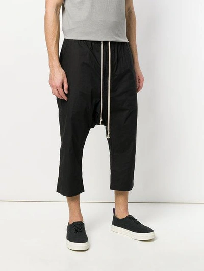 Shop Rick Owens Drkshdw Drop-crotch Trousers