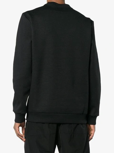 Shop Alyx Logo Crew Neck Sweatshirt In Black