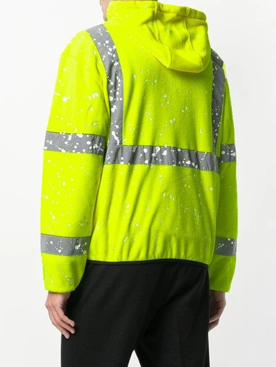 Shop Utility Pro U.p.w.w. Hi Vis Printed Hoodie - Yellow