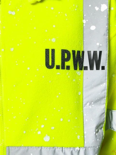 Shop Utility Pro U.p.w.w. Hi Vis Printed Hoodie - Yellow