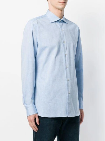 Shop Borriello Classic Shirt In Blue