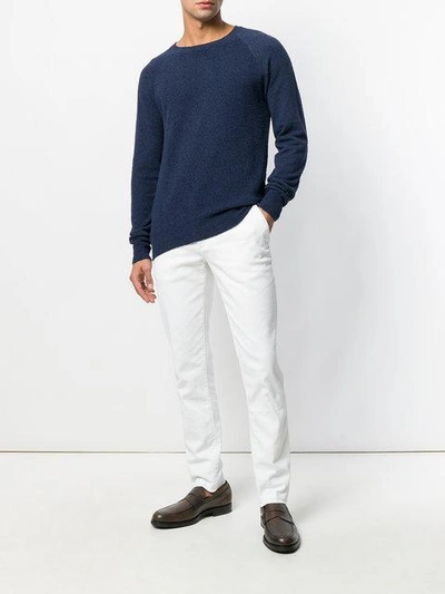Shop Al Duca D'aosta Straight Leg Jeans In White
