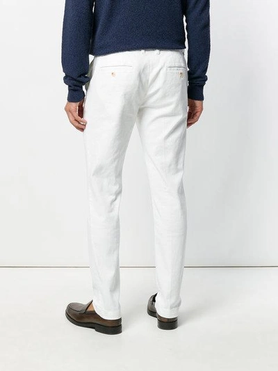 Shop Al Duca D'aosta Straight Leg Jeans In White