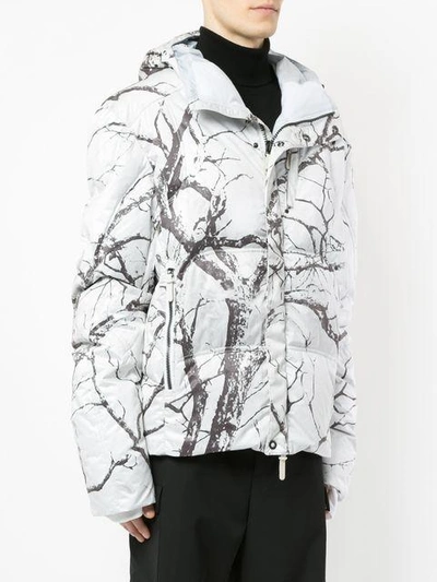Shop Kru Forest Puffer Jacket In White