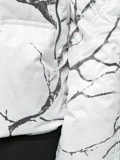 Shop Kru Forest Puffer Jacket In White