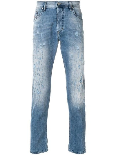 Shop Diesel Distressed Slim Fit Jeans