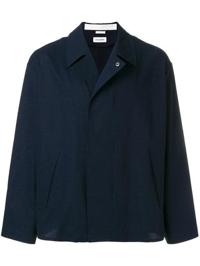 Shop Jil Sander Shirt Jacket In Blue