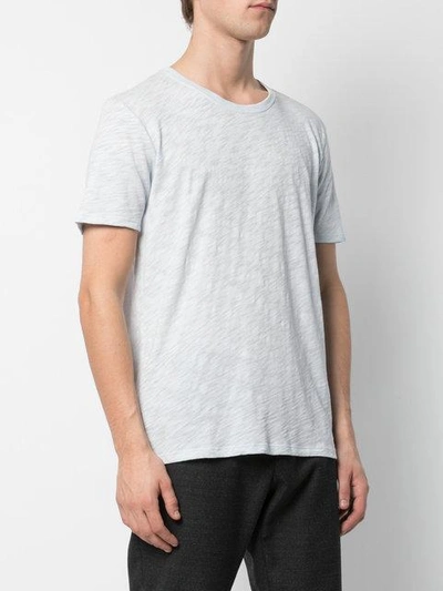 Atm Anthony Thomas Melillo Slub Jersey Crewneck T-shirt In Blue