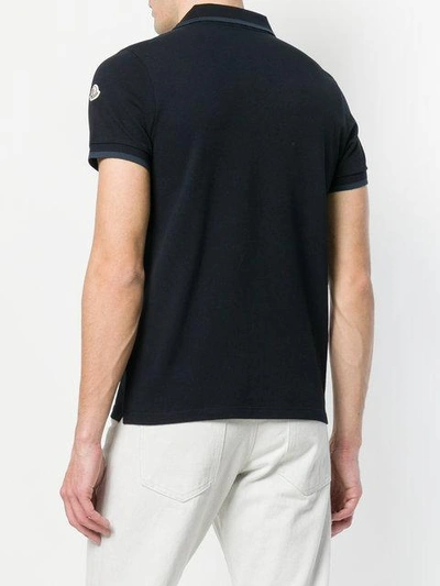 Shop Moncler Classic Polo Shirt