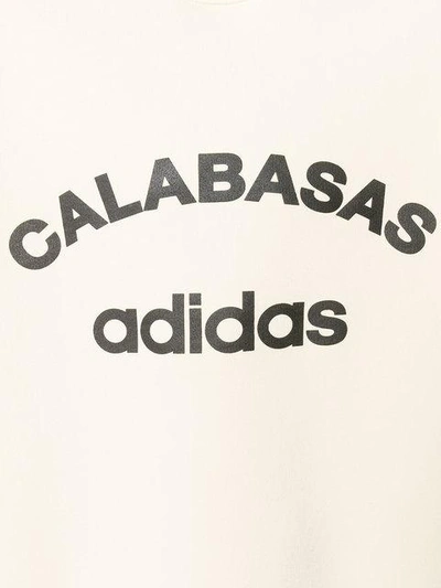 Shop Yeezy X Adidas Calabasas Sweatshirt - Yellow