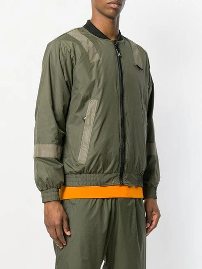 Shop Upww Banded Bomber Jacket In Green
