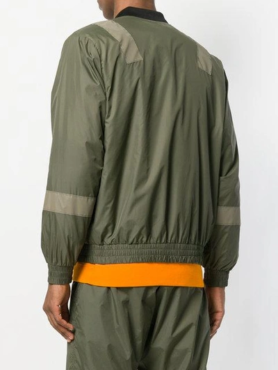 Shop Upww Banded Bomber Jacket In Green