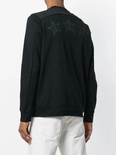 Shop Attachment Star Motif Sweater - Black