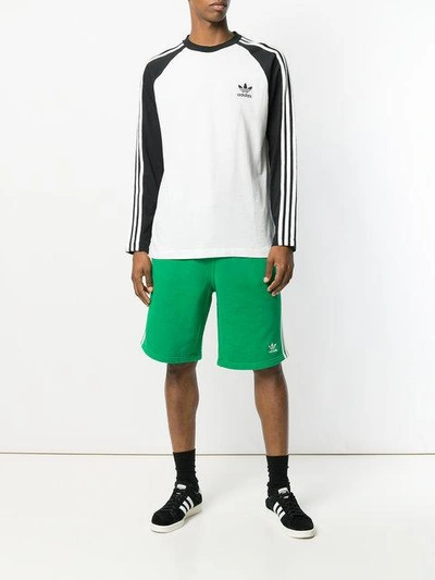 Shop Adidas Originals Adidas 3-stripe Tee - Black