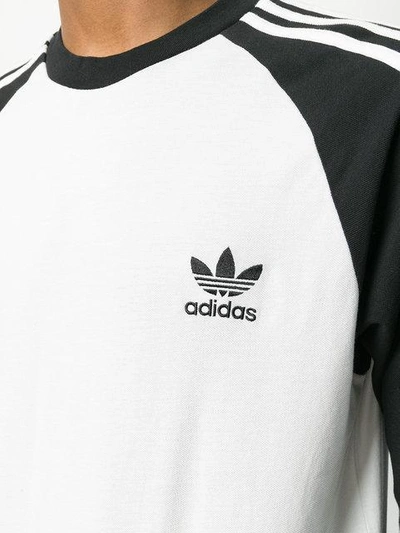Shop Adidas Originals Adidas 3-stripe Tee - Black