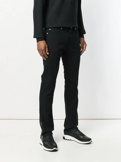 Shop Versace Jeans Slim Fit Jeans In Black