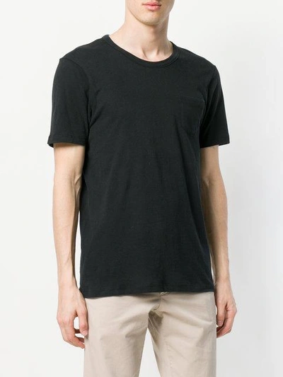 Shop Fashion Clinic Timeless Patch Pocket T-shirt In Black