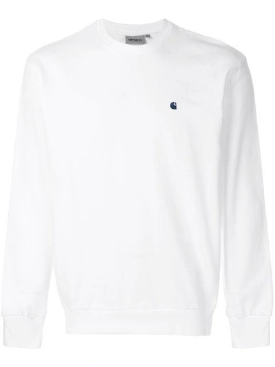 Shop Carhartt Logo Embroidered Sweatshirt