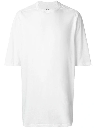 Shop Rick Owens Oversized Longline T-shirt
