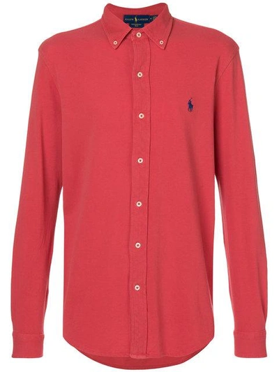 Shop Polo Ralph Lauren Button-down Shirt - Red