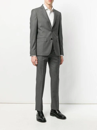 Shop Givenchy Microstructured Two Piece Suit - Grey