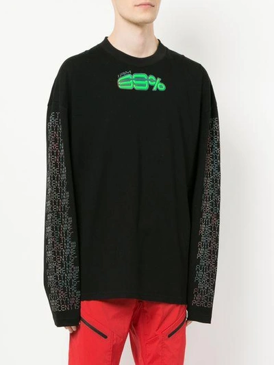 Shop 99% Is Front Printed Sweatshirt
