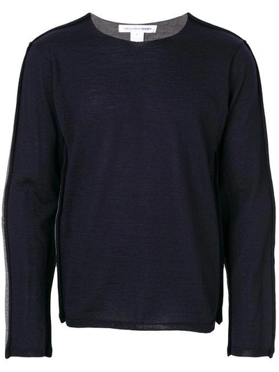 Shop Comme Des Garçons Shirt Raw Edge Sweater