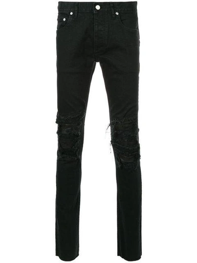 Shop Fagassent Skinny Trousers In Black