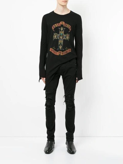 Shop Fagassent Skinny Trousers In Black