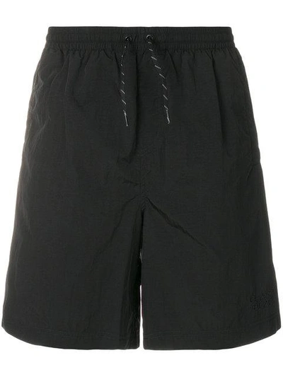 Shop Alexander Wang Drawstring Shorts In Black