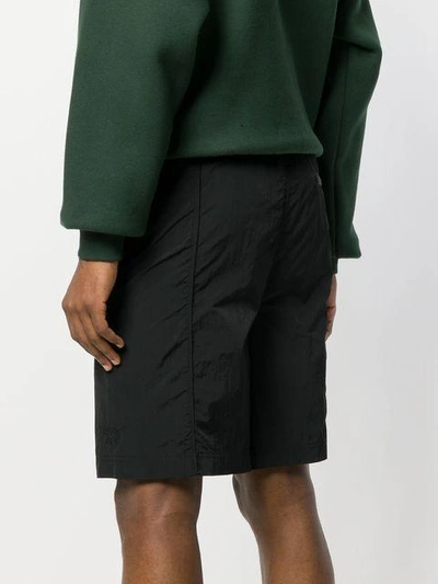 Shop Alexander Wang Drawstring Shorts In Black