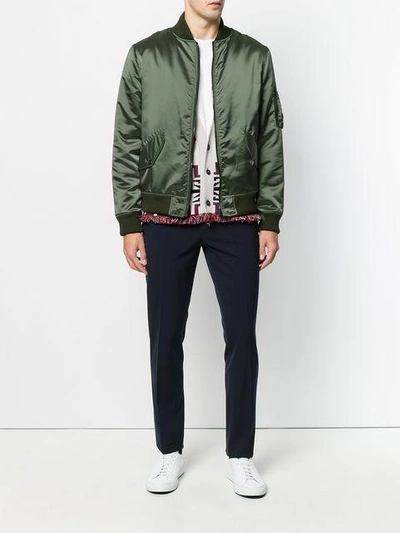 Shop As65 Bomber Jacket In Green