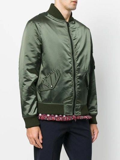 Shop As65 Bomber Jacket In Green