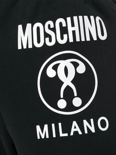 Shop Moschino Logo Tracksuit Bottoms