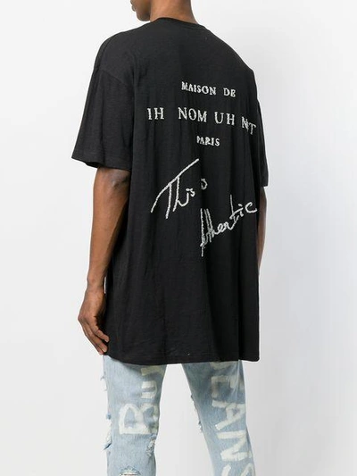 Shop Ih Nom Uh Nit Oversized Fit T-shirt In Black