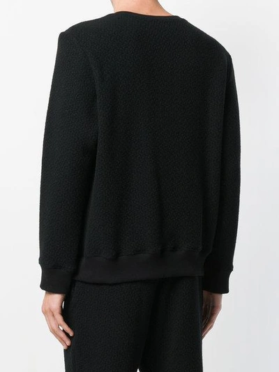 Shop Chalayan Blanket Embroidered Jumper In 912 Cut Out Silhouette