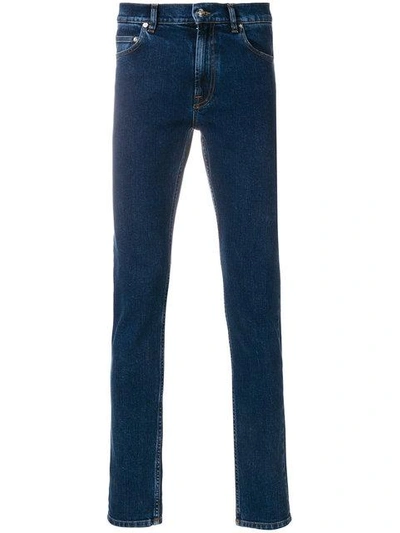 Shop Kenzo Skinny Fitted Jeans In Blue