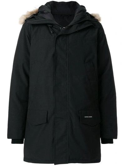 Shop Canada Goose 'langford' Daunenparka Mit Koyotenpelz In 61 Black