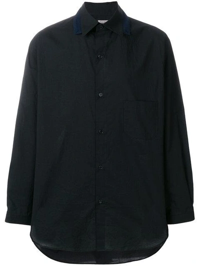 Shop Yohji Yamamoto Plain Shirt