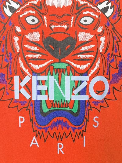 Shop Kenzo 'tiger' T-shirt In Red