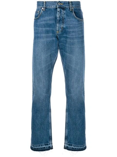 Shop Alexander Mcqueen Classic Straight Jeans In 4001